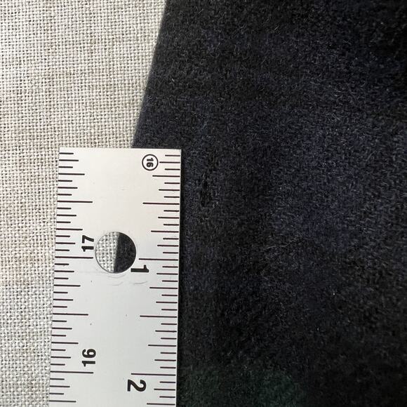 Liz Claiborne Black Watch Plaid Wool Blazer Jacket Womens M Blue Green 2 Button - Picture 9 of 10